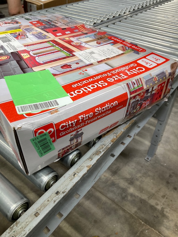 Photo 1 of 



Hape
Hape City Red Fire Station Dollhouse Wood Playset, 13 Pieces, Light & Sound, Product Height 18.82 in, Gift Idea for Toddlers & Kids Ages 3+