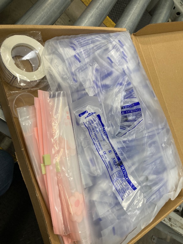 Photo 1 of 10ML UltraFlo Oral Syringe with Cap - Sterile - Eccentric Tip - 2 Teaspoon - 10cc O-Ring Plunger Rod - QTY 50
