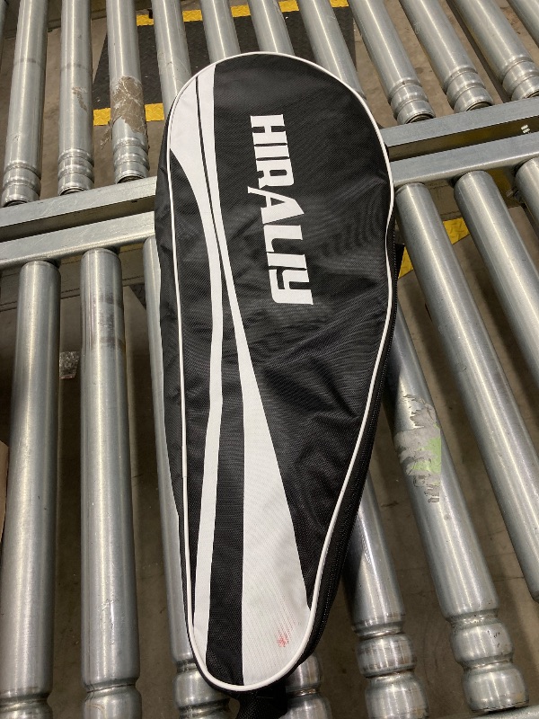 Photo 1 of **MISSING BIRDIES/ONE RACKET IS BENT**HIRALIY Badminton Rackets Set for Backyards, Lightweight Badminton Set of 4, Includ Rackets, Birdies, 1 Carrying Bag, Outdoor Games for Adults Family Kids Beginners
