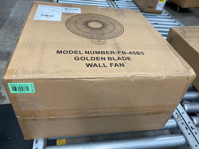 Photo 1 of 2 Pack 18" Wall Mount Fan with Remote, 3 Speeds Wall Oscillating Fan with 4800 CFM, Cooling Fan with 4 Timing, High Velocity Fans, Yellow
