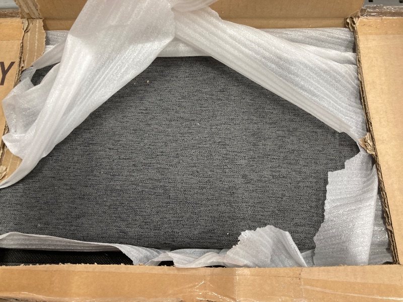Photo 1 of ***PARTS ONLY***
PVWIIK Upholstered Queen Platform Bed with Trundle and Drawers, Tufted Button Soft Fabric Bedframe for Bedroom, Living Room, Office, No Box Spring Needed, Grey