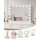 Photo 1 of 2024 New Vanity Mirror with Lights, Elegant Lighted Vanity Mirror, 15 LED Bulbs, 3 Light Settings, 3X Zoom Mirror
