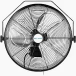 Photo 1 of ***WIRE BENT SLIGHTLY, SOME SCUFFS/SCRATCHES)***BILT HARD 5400 CFM 20 in. Outdoor Wall Mount Fan, 3-Speed Waterproof Wall Fan Industrial Grade High Velocity Outdoor Fans for Patio, Commercial, Garage, and Gazebo Use- UL Listed Black  ***(BOX RIPPED/TORN)*