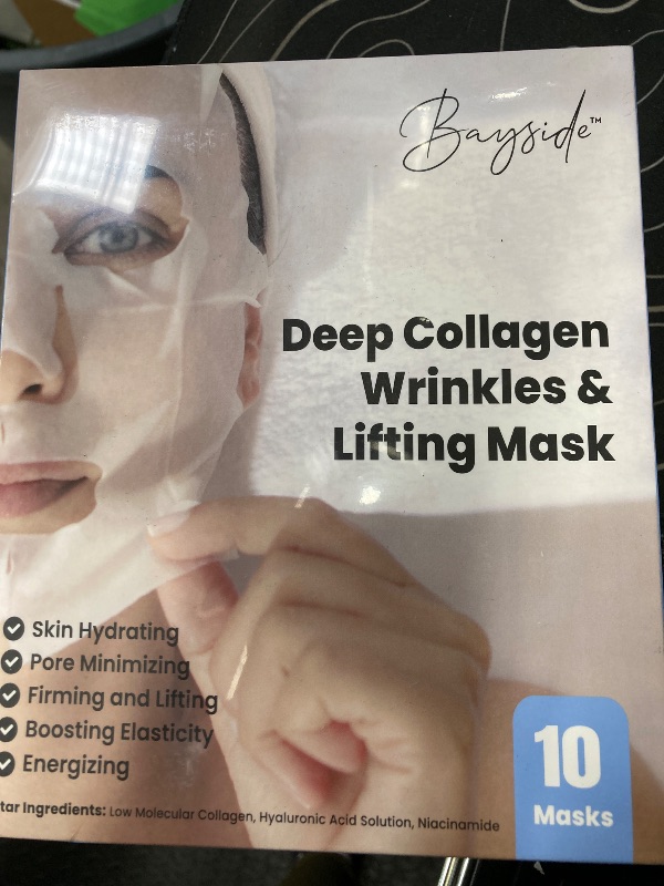 Photo 1 of 10x Bayside Deep Collagen Lifting Mask Anti Wrinkle Moisturizing Face Smooth