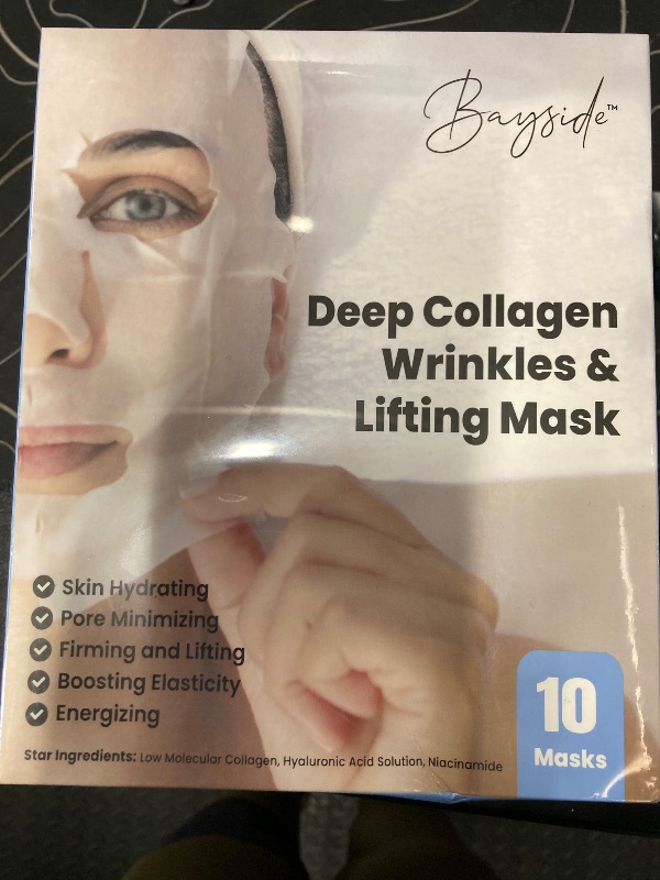 Photo 1 of 10x Bayside Deep Collagen Lifting Mask Anti Wrinkle Moisturizing Face Smooth