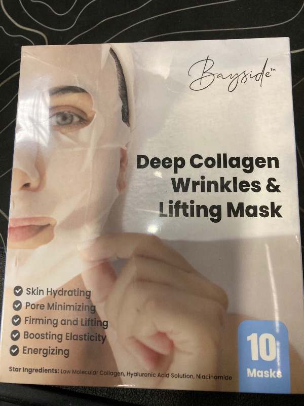 Photo 1 of 10x Bayside Deep Collagen Lifting Mask Anti Wrinkle Moisturizing Face Smooth