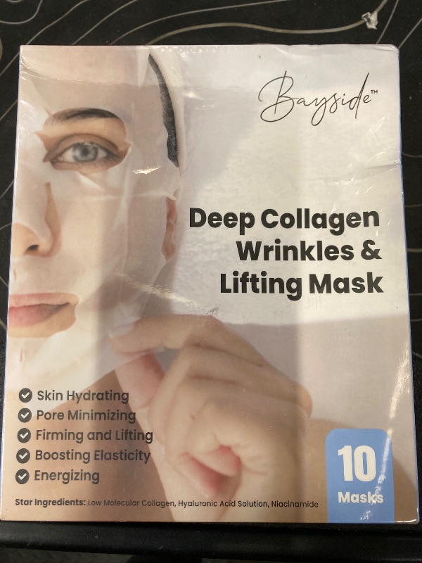 Photo 1 of 10x Bayside Deep Collagen Lifting Mask Anti Wrinkle Moisturizing Face Smooth
