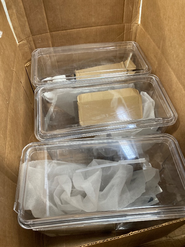 Photo 1 of ***(SELLING AS PARTS ONLY-BROKEN)***SCUFF/SCRATCHES, DIRTY, DENTS, VINYL PEELING, BOX RIPPED/TORN)***  VEVOR Commercial Beverage Dispenser,9.6 Gal,12L 3 Tanks Ice Tea Drink Machine,620W 304 Stainless Steel Juice Dispenser with 41?-53.6? Thermostat Control