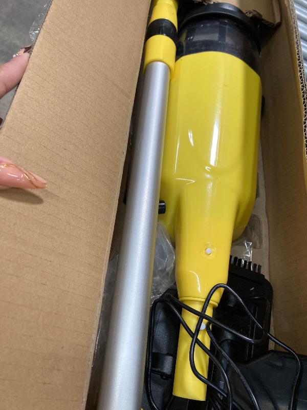 Photo 1 of (2025 New)Efurden Cordless Pool Vacuum, Handheld Pool Vacuum with Running Time up to 60-Minutes for Above Ground Pools, Spas and Hot Tubs, Yellow
