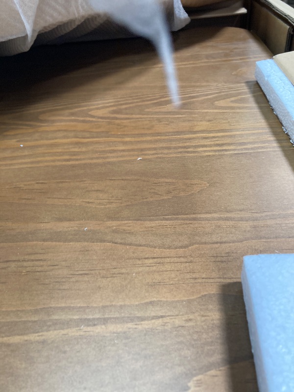 Photo 1 of Plank+Beam Forma Coffee Table, Solid Wood 48 Inch Modern Coffee Table with Shelf, Contemporary Center Table with Storage Space, Rectangle Tea Table with Storage, Pecan