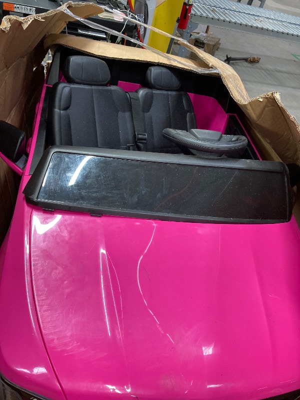 Photo 1 of  Seater Ride on Car for Kids 24V Licensed Cadillac Electric Car Toy Toddlers Battery Powered Ride on Truck with 2.4G Remote Control, Full-Wheel Suspension, Music, LED Lights, Pink