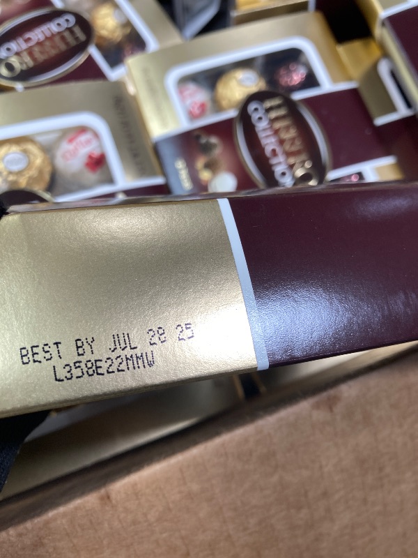 Photo 1 of Ferrero Collection, 12 Count, Premium Gourmet Assorted Hazelnut Milk Chocolate, Dark Chocolate and Coconut, 4.6 oz (30 ct box)