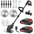 Photo 1 of **MISSING PARTS/NO BATTERY**KingFurt 24V Cordless String Trimmer, Attachment Capable
