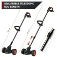 Photo 1 of **MISSING PARTS/NO BATTERY**KingFurt 24V Cordless String Trimmer, Attachment Capable
