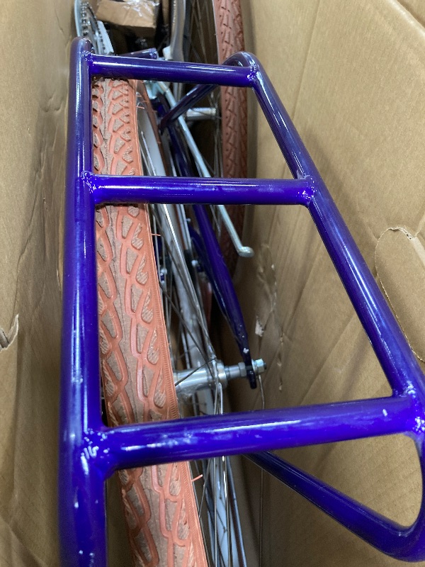 Photo 1 of ***(FRAME SLIGHTLY WARPED, PAINT CHIPS, OPEN BOX, SOME SCUFFS/SCRATCHES)***sixthreezero A/O Reach Your Destination Women's Limited 7-Speed Hybrid Commuter, Navy & White Spots  ***(FRAME SLIGHTLY WARPED, PAINT CHIPS, OPEN BOX, SOME SCUFFS/SCRATCHES)***