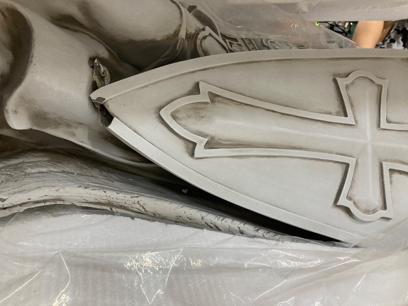 Photo 1 of ***with damages, broken, see the photos**Avalon Gallery Garden Statue - Archangel Saint Michael The Warrior Indoor/Outdoor Catholic Sculpture, 48" Tall, Large