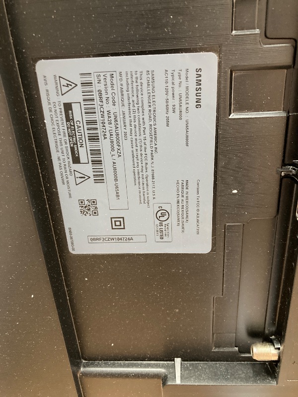 Photo 1 of ***** IT DOESN'T WORK JUST FOR SPARE PARTS***TCL 65-Inch Class S5 UHD 4K LED Smart TV with Fire TV (65S551F