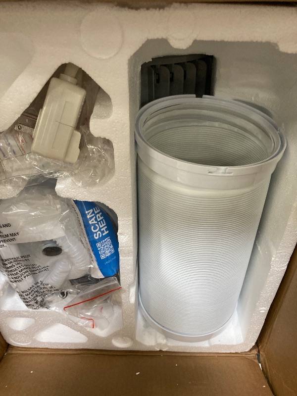 Photo 1 of ***PARTS ONLY***
BLACK+DECKER Smart Portable Air Conditioner, 12,000 BTU for Rooms up to 550 Sq. Ft., Smart Portable AC with Follow Me Remote and Window Kit, BPACT12WT, White