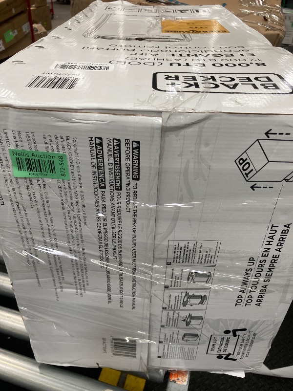 Photo 1 of ***PARTS ONLY***
BLACK+DECKER Smart Portable Air Conditioner, 12,000 BTU for Rooms up to 550 Sq. Ft., Smart Portable AC with Follow Me Remote and Window Kit, BPACT12WT, White
