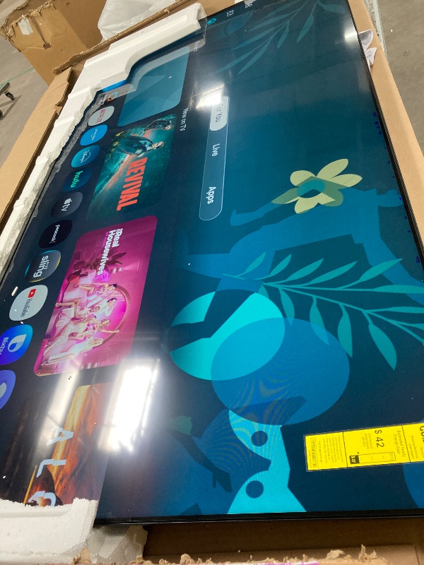 Photo 1 of ***PARTS ONLY***
Samsung 65-Inch Class Crystal UHD U8000F 4K Smart TV (2025 Model) Endless Free Content, Crystal Processor 4K, MetalStream Design, Knox Security, Alexa Built-in