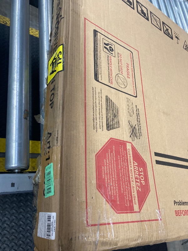 Photo 1 of ***PARTS ONLY/LARGE CHIP ON ONE SIDE OF TABLE**JOOLA Tetra - 4 Piece Ping Pong Table Top for Pool Table - Includes Ping Pong Net Set - Full Size Table Tennis Conversion Top for Billiard Tables - Easy Assembly & Compact Storage - Incl. Foam Backing