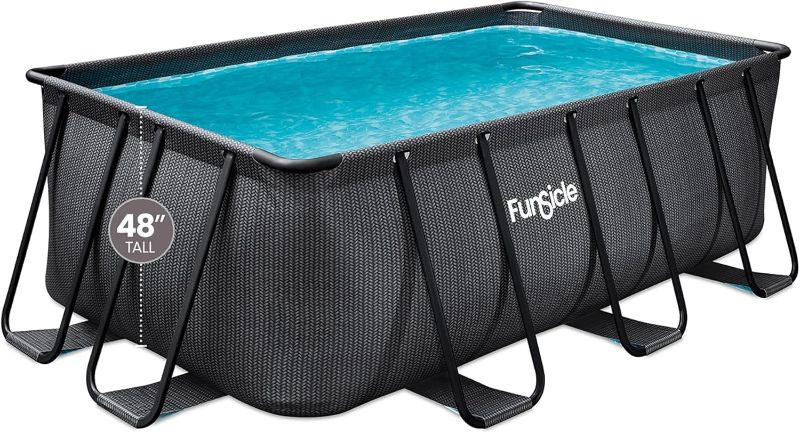 Photo 1 of ***LINER ONLY/BOX 1 ONLY/MISSING PARTS**Funsicle Oasis Designer Lap Pool 13ft - Durable 3-Ply with Powerful Filtration and SureStep