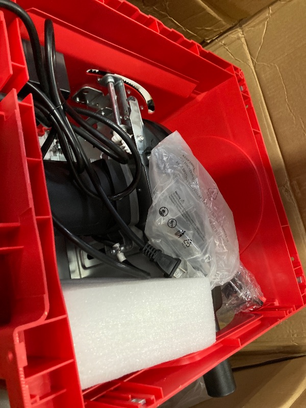 Photo 1 of 10 Inch Table Saw, Portable Benchtop Table Saw, Stand & Push Stick, Adjustable Blade Height, With Port for Connecting Dust Collector, 90°Cross Cut & 0-45°Bevel Cut, 5000RPM