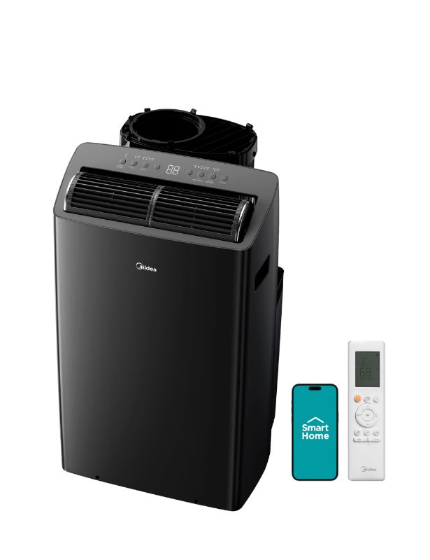 Photo 1 of ***PARTS ONLY***
Midea Duo 12,000 BTU (10,000 BTU SACC) High Efficiency Inverter, Ultra Quiet Portable Air Conditioner, Cools up to 450 Sq. Ft., Compatible with Alexa/Google Assistant, Includes Remote