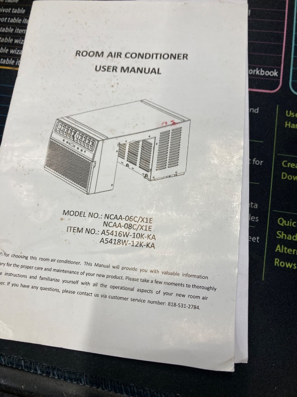 Photo 1 of ***PARTS ONLY***
U-Shaped Window Air Conditioner, 12000BTU Window AC Units Cools up to 550 Sq. Ft, 6 Modes, Saddle Window AC Unit with Full Window View, Energy Saving, Installation Kit Included, CEER 10.5