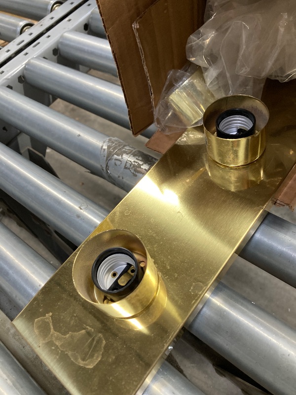 Photo 1 of 10 Light Gold Vanity Lights for Mirror, 52inch Modern Gold Bathroom Wall Lighting for Bedroom, Living Room