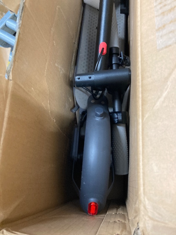 Photo 1 of ***(USED, UNTESTED, SOME SCUFFS/SCRATCHES, DUSTY, BOX RIPPED/TORN)***
JOYHIS Electric Scooter for Adults, 350W motor 15 MPH Portable Folding Commuting Electric Scooter Up to 21 Miles Range, 8.5"Anti-skid solid tyre , with Double Braking System            