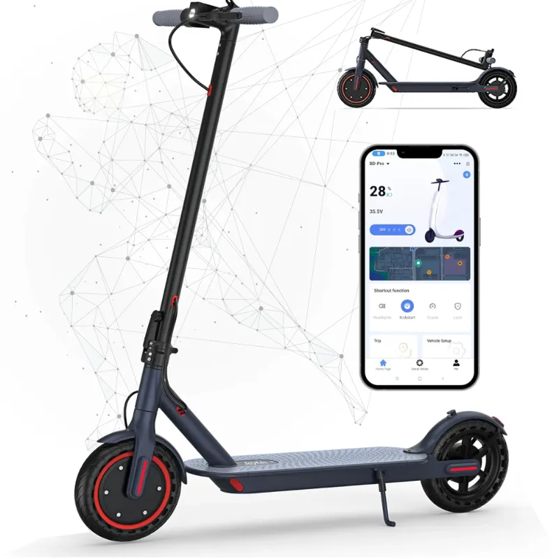 Photo 1 of ***(USED, UNTESTED, SOME SCUFFS/SCRATCHES, DUSTY, BOX RIPPED/TORN)***
JOYHIS Electric Scooter for Adults, 350W motor 15 MPH Portable Folding Commuting Electric Scooter Up to 21 Miles Range, 8.5"Anti-skid solid tyre , with Double Braking System            