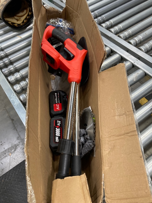 Photo 1 of  2-in-1 Brushless Pole Saw & 8" Chainsaw, 21V 4000mAh 14.1ft Cordless for Tree Trimming 