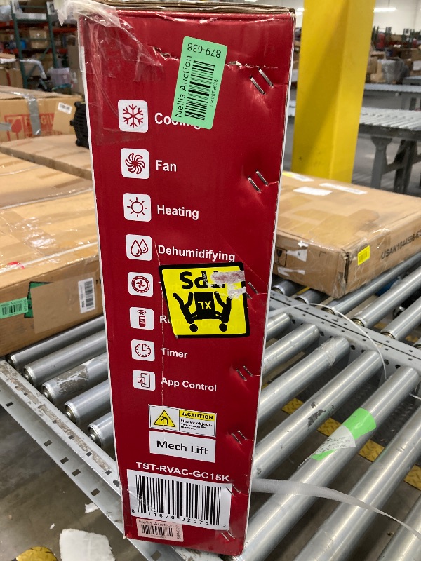 Photo 1 of **BOX 1 OF 2/INDOOR UNIT ONLYINCOMPLETE SET**TOSOT GO Cool RV Air Conditioner 15000 BTU, Non-Ducted Camper Rooftop AC Unit with Heat Pump, WiFi and Remote Control, White
