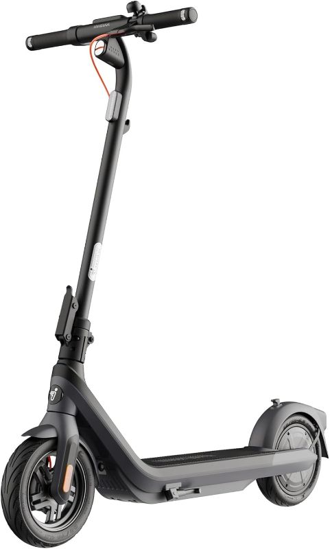 Photo 1 of ***(NOT IN ORIGINAL BOX, SEE ALL PHOTOS OF ACTUAL ITEM, SOME SCUFFS/SCRATCHES, BOX RIPPED/TORN)***
Segway Ninebot Pro Electric Scooter, 15.5 mph Top Speed, Front Suspension (E2P2 Only), Portable Kick Scooter for Adults,