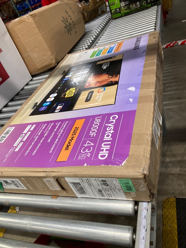 View 2 of Samsung 43-Inch Class Crystal UHD U8000F 4K Smart TV (2025 Model) Endless Free Content, Crystal Processor 4K, MetalStream Design, Knox Security, Alexa Built-in