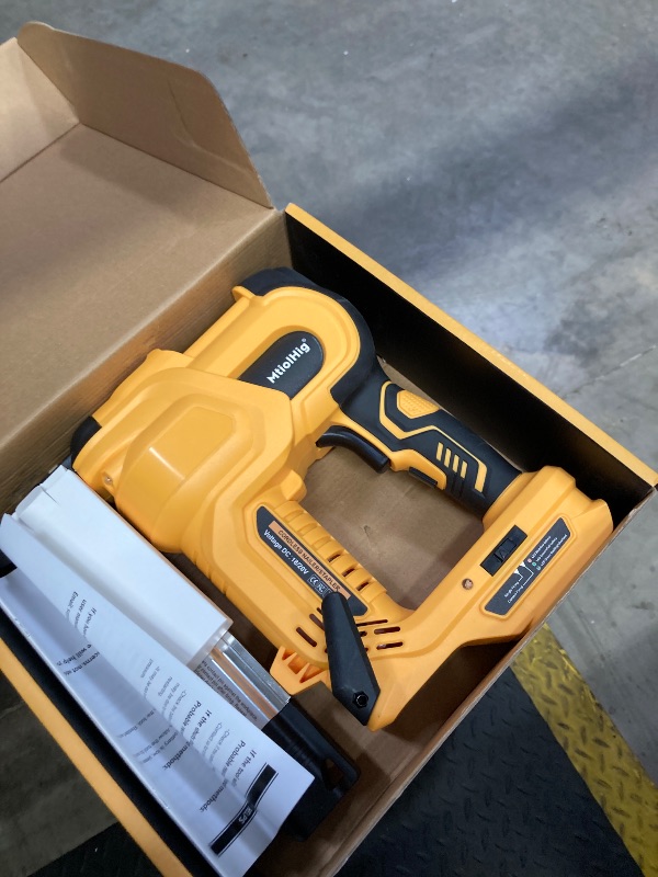 Photo 1 of **PARTS ONLY**Cordless 2" Brad Nailer for Dewalt 20V Battery (No Battery), 2-in-1 Electric Nail Gun/Staple Gun, 18 Gauge Nail Gun Battery Powered with 1000 Nails for Wood Carpentry, Adjustable Depth, 2 Modes