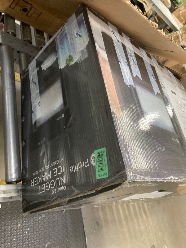 Photo 1 of GE Profile Opal 2.0 XL with 1 Gallon Tank, Chewable Crunchable Countertop Nugget Ice Maker, Scoop Included, 38 lbs in 24 Hours, Pellet Ice Machine with WiFi & Smart Connected, Black Stainless