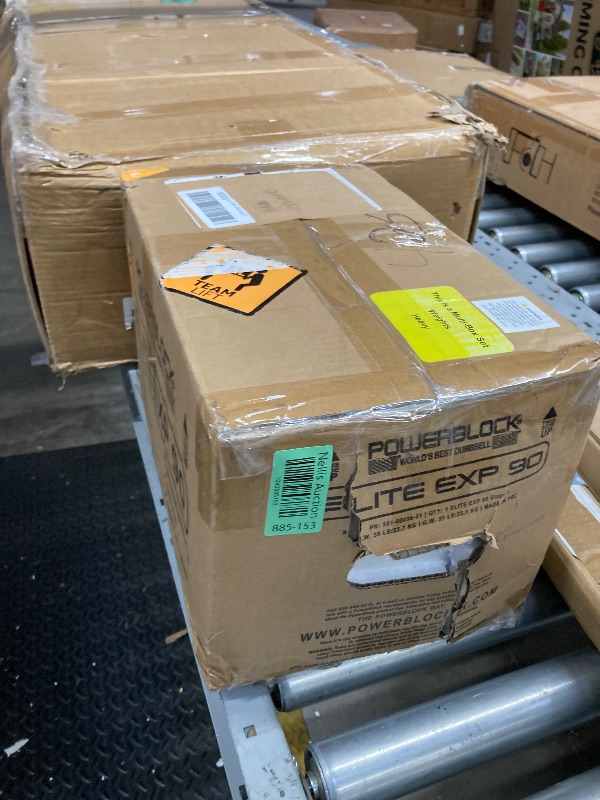 Photo 1 of ***ONLY ONE**PowerBlock Elite EXP Adjustable Dumbbells, Sold in Pairs, Stage 1, 5-50 lb. Dumbbells, Durable Steel Build, Innovative Workout Equipment, All-in-One Dumbbells, Expandable with Expansion Kits
