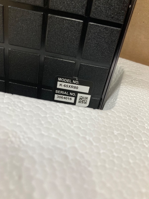 Photo 1 of ***PARTS ONLY***
Sony 65 Inch OLED 4K Ultra HD TV BRAVIA 8 Smart Google TV with Dolby Vision HDR and Exclusive Features for PlayStation 5 (K-65XR80), 2024 Model    ****NOT WORKING **FOR PARTS ONLY******