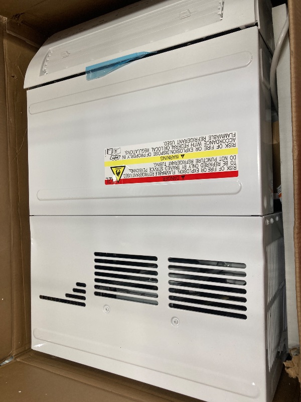 Photo 1 of ***DENTS***Profile AHTT08BC Clearview Air Conditioner 8,300, WiFi Enabled, Ultra Quiet for Medium Rooms up to 350 Sq. FT, Full Window View with Easy Installation, Flex-Depth Design, 8300 BTU, White