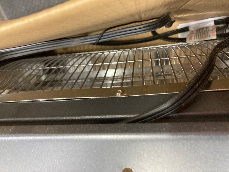 Photo 1 of ***PARTS ONLY***Comfort Zone Ceiling Mounted Space Heater, 90 Degree Adjustable Tilt, Dual Quartz, Radiant, Electric, Safety Grille, Overheat Protection, Hardware Included, Ideal for Workshop, Garage, 1,500W, CZQTV5M