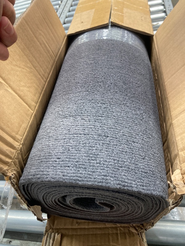 Photo 1 of 20oz Boat Trailer Bunk Carpet, Trailer Guide Carpet, Marine Carpet, Boat Carpet, 24"(in.) Wide x 12'(ft.) Long, Midnight Grey