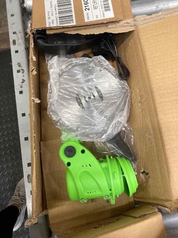 Photo 1 of 24V 650W Lawn Mover Electric Grass Trimmer Cordless W/2 Batteries, Battery Weed Eater, Electric Weed Wacker, Lawn Mower Cordless Pruning Cutter Weed Wacker Garden Trimming Tool