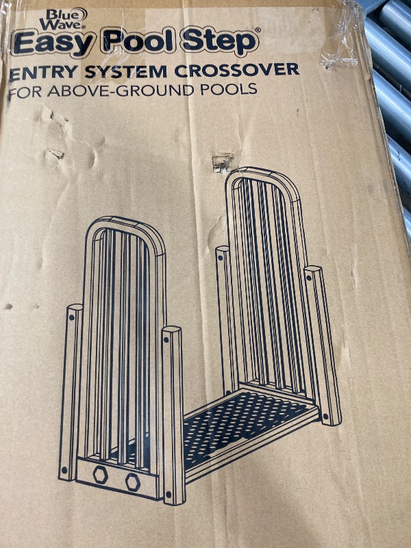Photo 1 of ***(PARTS ONLY-SELLING AS PARTS ONLY -MISSING PARTS)***Blue Wave Easy Pool Entry System CROSSOVER FOR ABOVE GROUND POOLS   