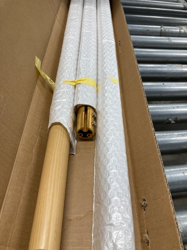 Photo 1 of 11 FT Handrails for Indoor Stairs,Railings?Outdoor Stairs Handrail?Modern Aluminum Handrail Set, Wall Mounted?Wall Return Bracket More Safety, Rust Free. (Cherry Wood Grain, 11 FT)
