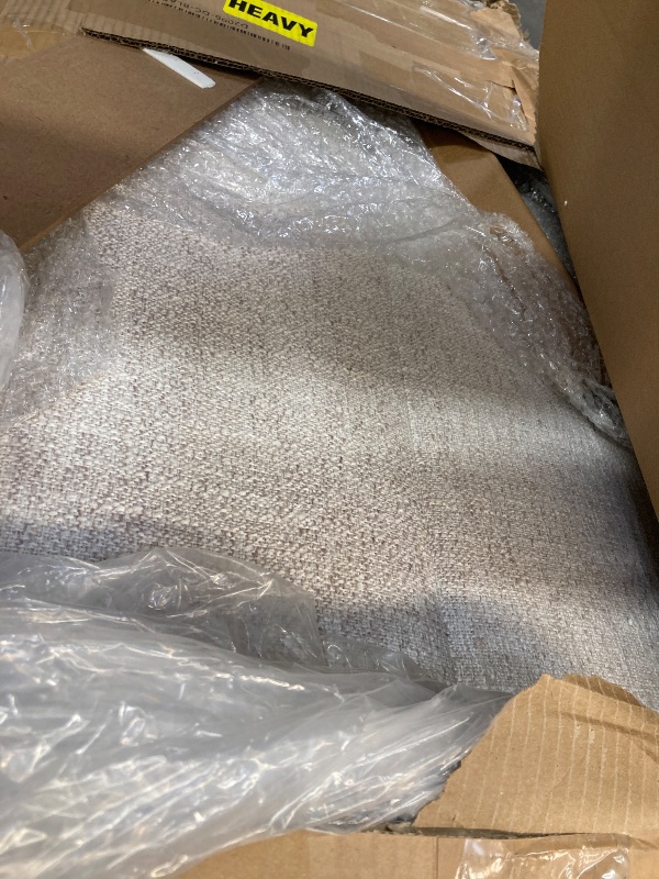 Photo 1 of ***only one chair***KISLOT Dining Chairs with Casters No Assembly Upholstered Wingback Single Sofa Armless Deskchair for Bedroom Waiting Room Kitchen Diningroom