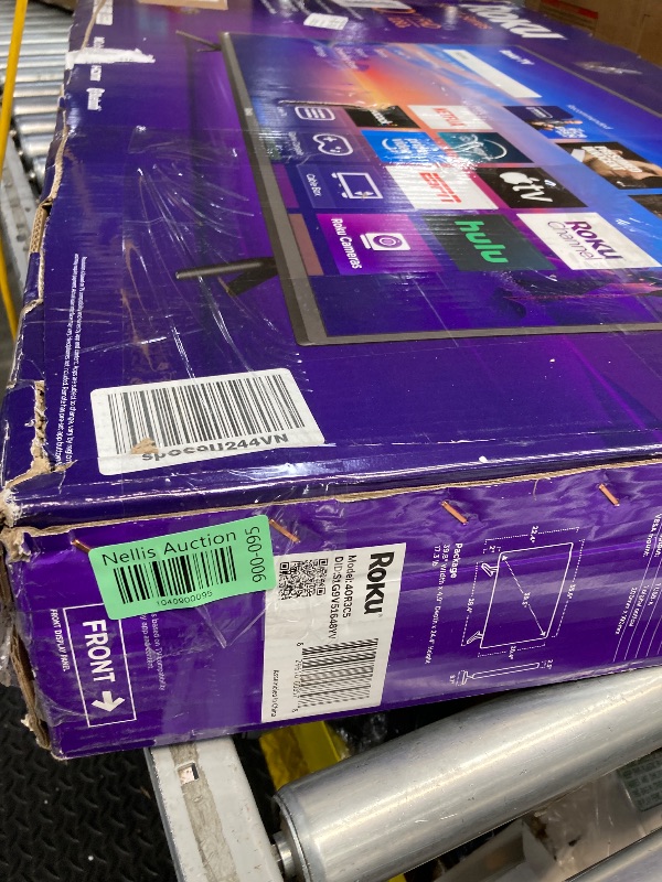 Photo 1 of ***PARTS ONLY***
Roku Smart TV 2025 – 40-Inch Select Series, 1080p Full HD TV – RokuTV with Voice Remote – Flat Screen LED Television with Wi-Fi for Streaming Live Local News, Sports, Family Entertainment