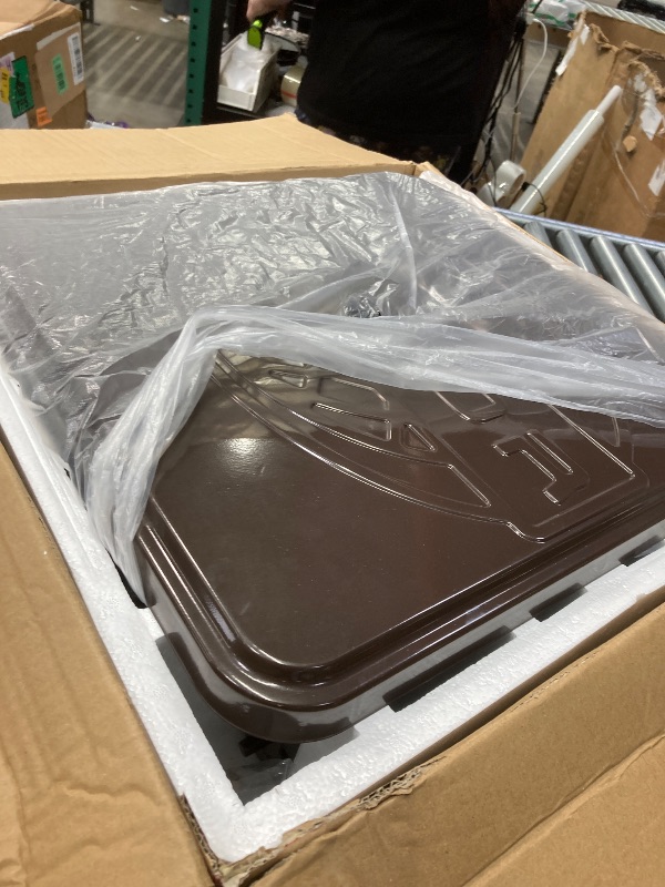 Photo 1 of USA MJ Table Automatic Mahjong Table 36mm American Mahjong Numbered Tiles Foldable Style with 2 Sets of Tiles + 4 Racks Built-in Hard Table Cover