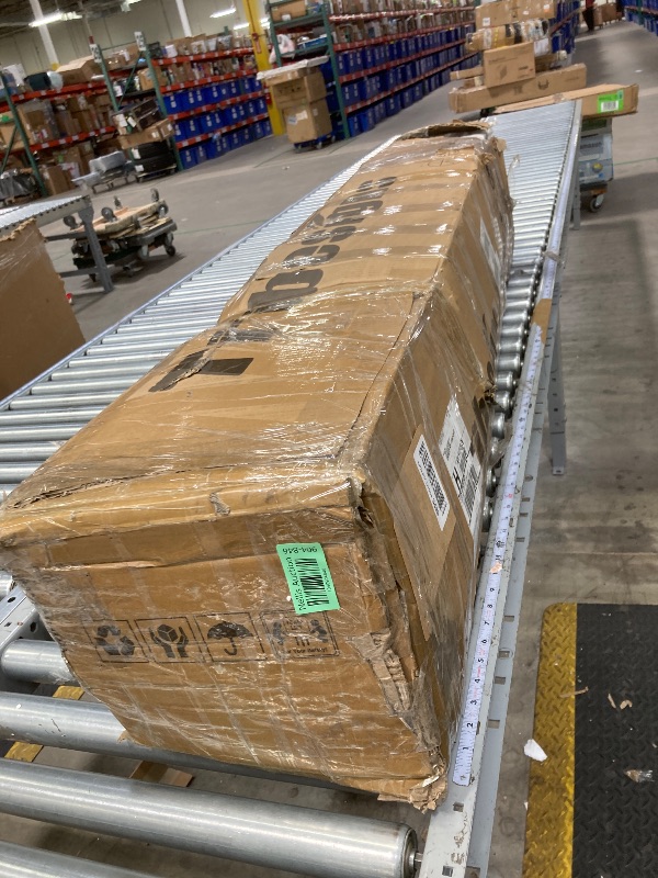 Photo 1 of Tribesigns Dining Table Set for 4, Farmhouse Kitchen Table with 2 Benches, 3-Piece Dining Room Table Set with Metal Frame for Breakfast Nook and Small Spaces, Grey